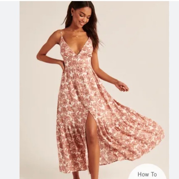 NWT Abercrombie and Fitch mid/maxi dress - Picture 1 of 6